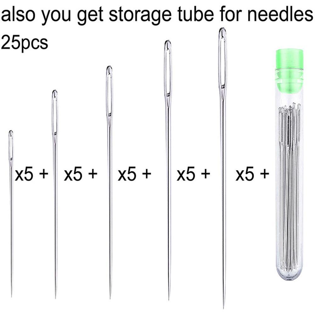 25 Pcs Large Eye Stitching Nee - Sewing Necessities ulasan dan harga
