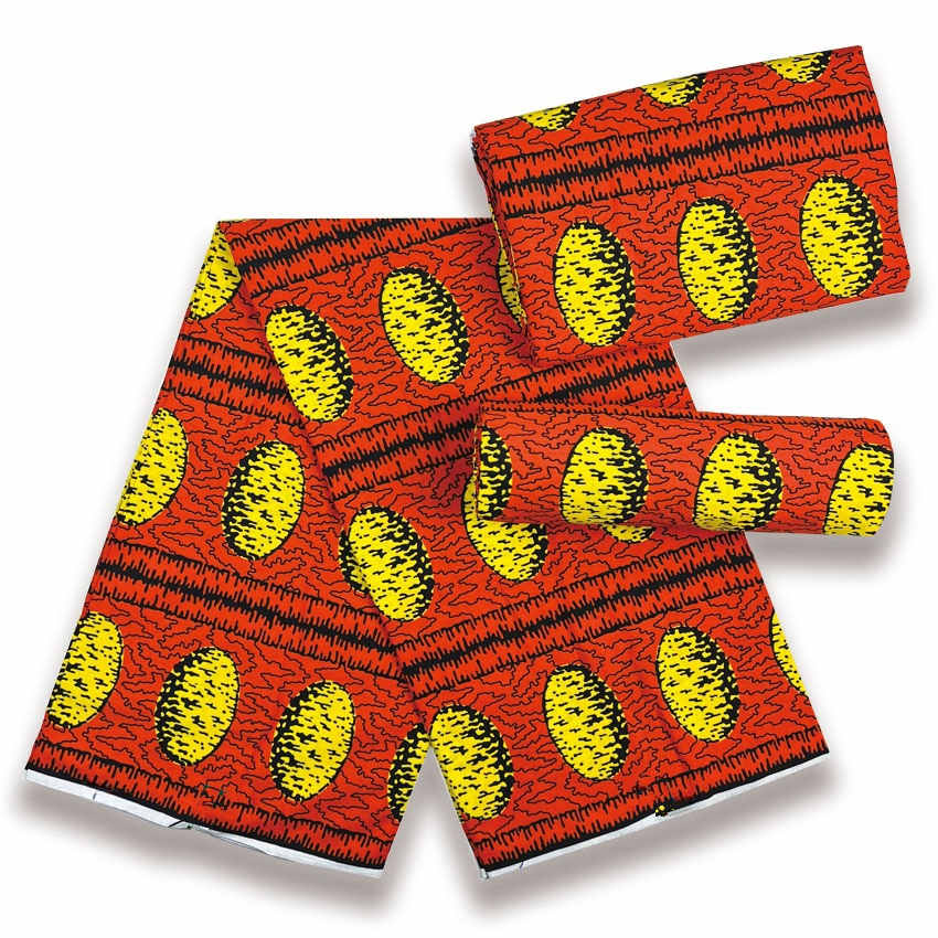 6yards Latest African Wax Fabr - Sewing Batik ulasan dan harga