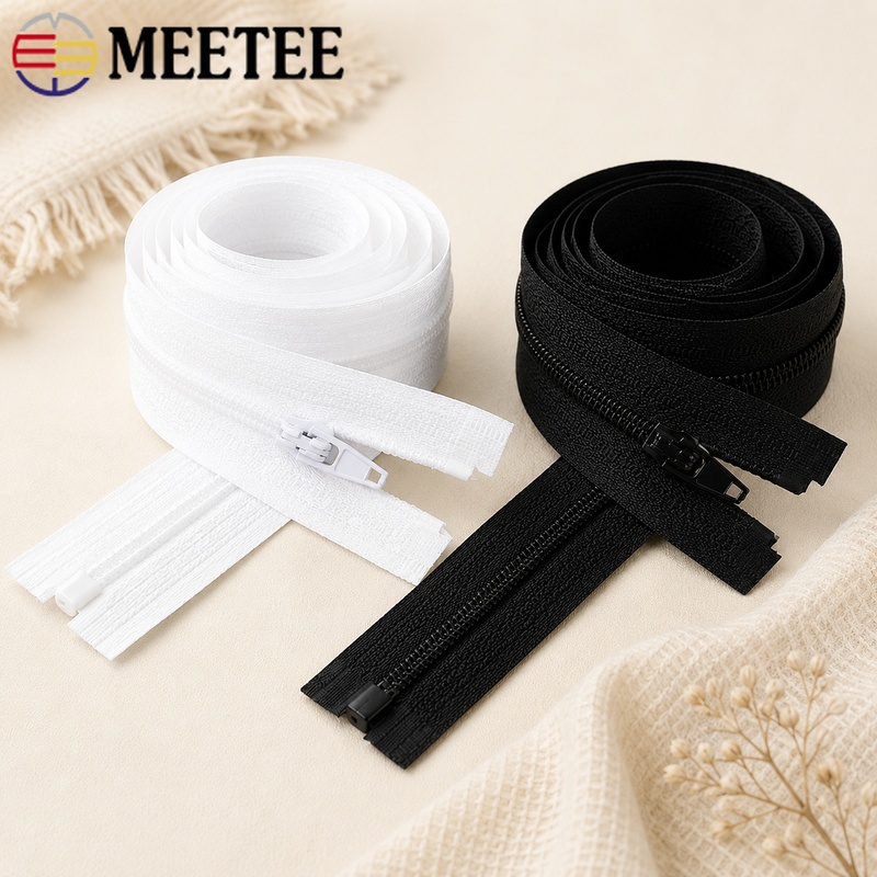 5/10Pcs 40-300cm 3# Nylon Zipp - Sewing Front Zipper ulasan dan harga