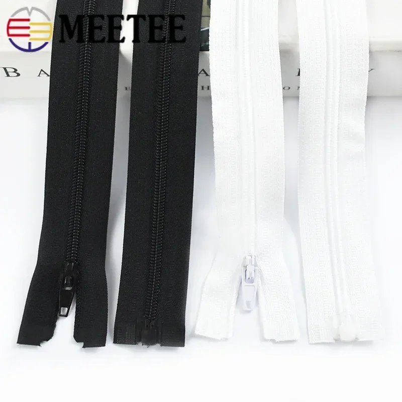 5/10Pcs 40-300cm 3# Nylon Zipp - Sewing Front Zipper ulasan dan harga