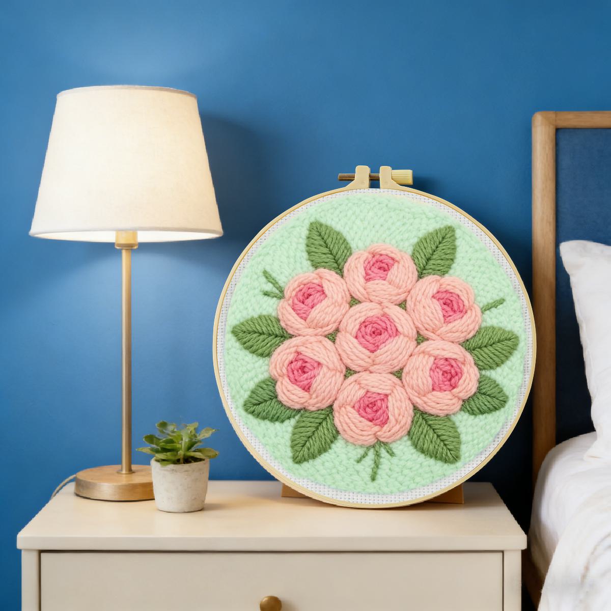 20X20CM/7.87inch Flower Punch  - Is Sewing Textile Art ulasan dan harga