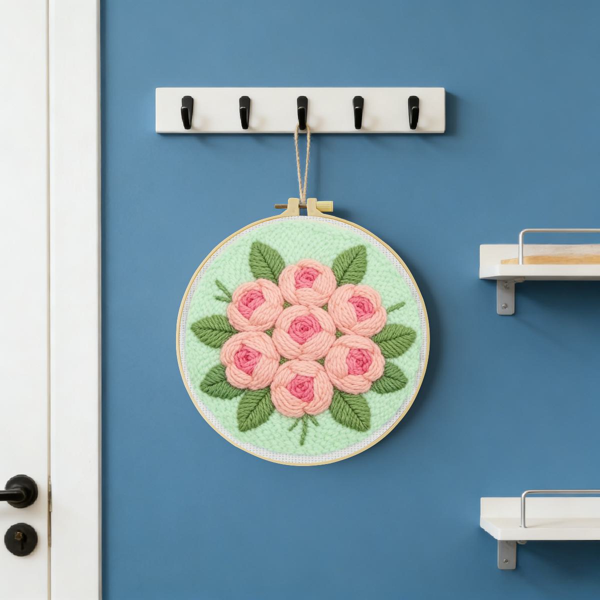20X20CM/7.87inch Flower Punch  - Is Sewing Textile Art ulasan dan harga