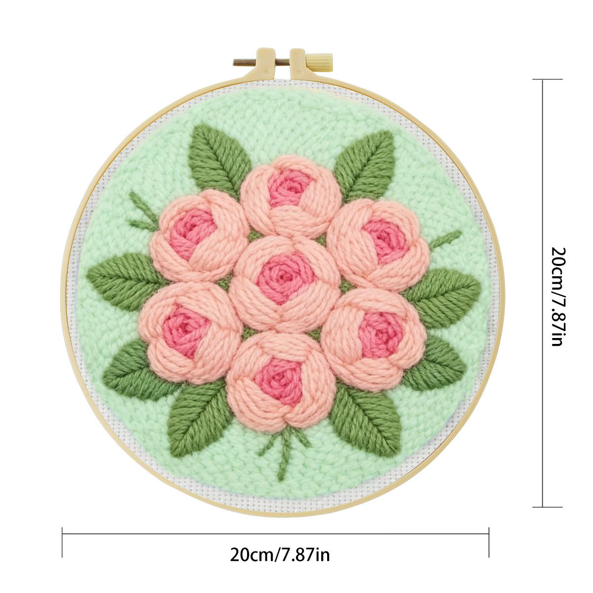 20X20CM/7.87inch Flower Punch  - Is Sewing Textile Art ulasan dan harga